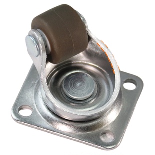 螺丝杆万向轮子小号转向轮家具橱柜踢脚鞋柜滚轮0.5寸迷你小滑轮