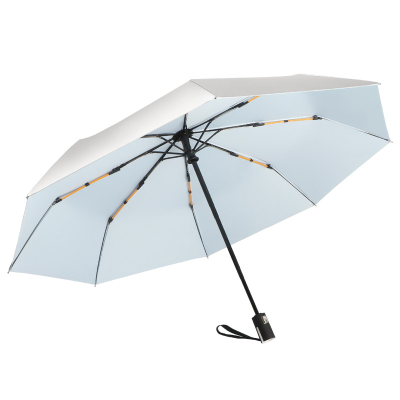 钛银防晒加固结实折叠晴雨两用伞