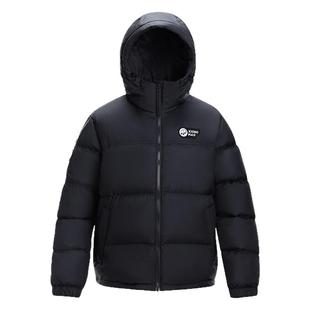 骆驼熊猫系列户外羽绒服女款冬季小个子短款防风保暖紫色外套情侣