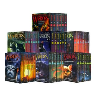 猫武士正版首部曲第一二三四五六七部曲全套42册小学生二三年级阅读课外书必读猫武士系列原版1-7全系列成长动物小说故事书