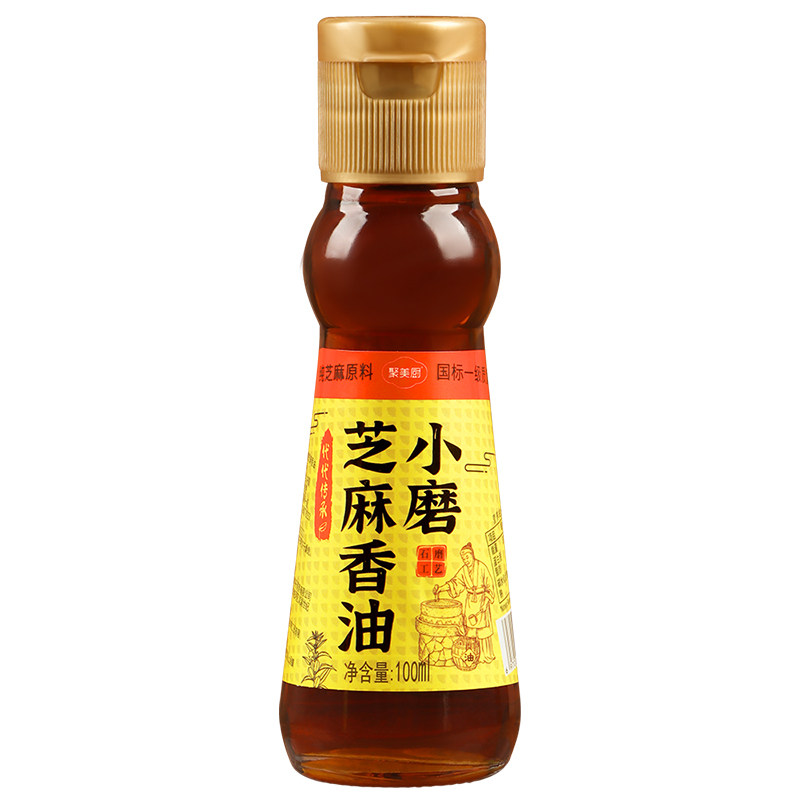 小磨芝麻香油纯正芝麻油