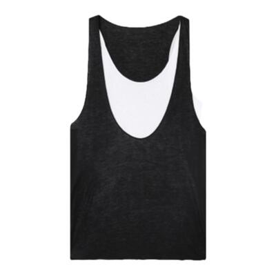 THESOONG莱赛尔叠穿假两件背心