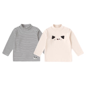 2件装儿童长袖T恤两件装嘟嘟家秋冬新款男童女童衣服童装上衣潮