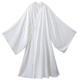 现货【书和离】古装汉服女秋魏晋风直裾大袖衫仙气白色长裙两件套