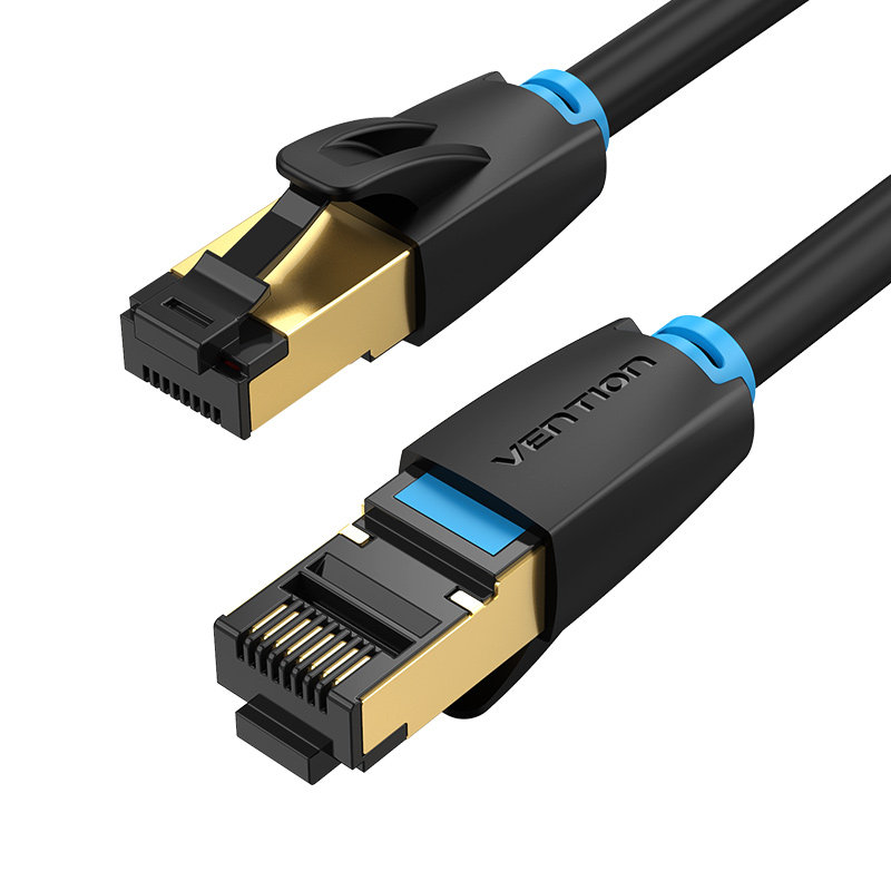 威讯八类以太网屏蔽线40GCAT8电竞网线2000兆光纤rj45伺服交换机