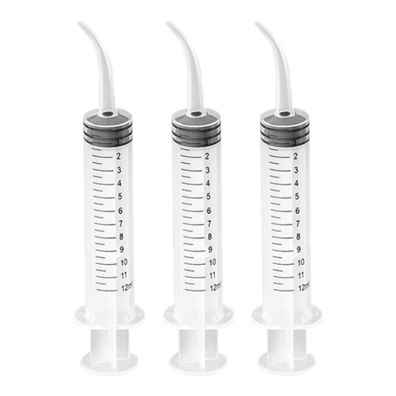 【超便宜】手动弯头针筒冲牙器