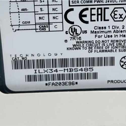 议价ILX34-MBS485 Prosoft 485通讯模块 顺丰包邮质保一年