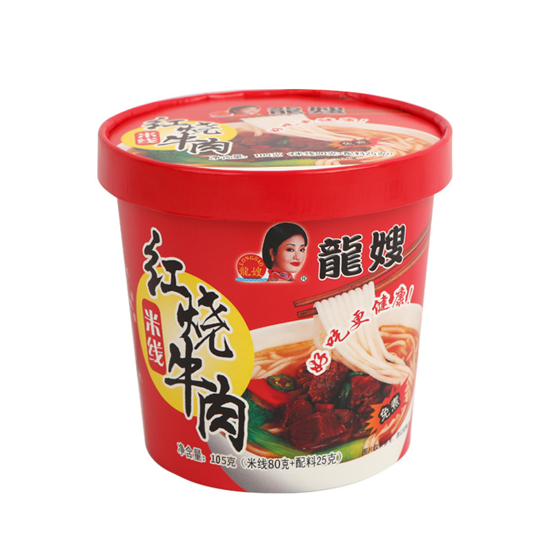 龙嫂米线手工盘制非油炸口味可选