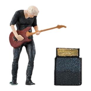 1:64 吉他手贝斯手男微缩人偶模型沙盘场景道具手办微拍小人摆件