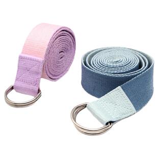 瑜伽伸展带拉筋绳艾扬格拉伸带子防驼背绑开肩辅助工具用品无弹力