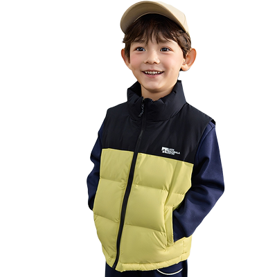 巴拉巴拉羽绒马甲中大童背心外穿