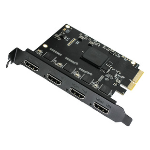 同三维四路4K高清SDI/HDMI/DVI/VGA视频采集卡T300直导播录制PCIE