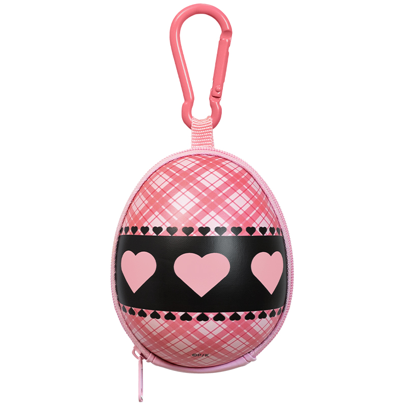 歪瓜出品 守护甜心！蛋形零钱包可爱女生耳机收纳包背包挂件