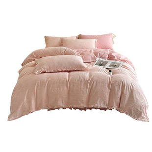 床上四件套纯棉全棉2025新款轻奢高级感主卧室床笠款床单被套床品