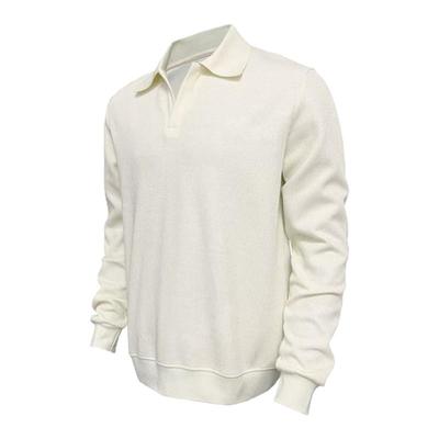 美式海鸥领POLO显壮长袖T恤上衣