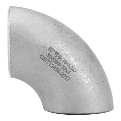 304不锈钢焊接弯头90度无缝管件