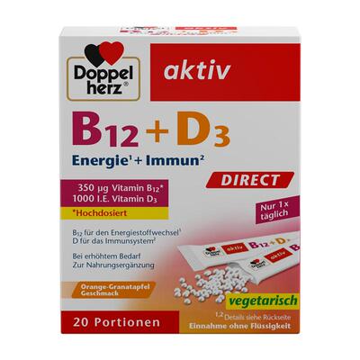 Doppel Herz/双心 B12+D3直服颗粒 20包/盒