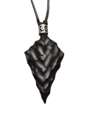 原创吊坠手工雕刻黑龙礼物项链