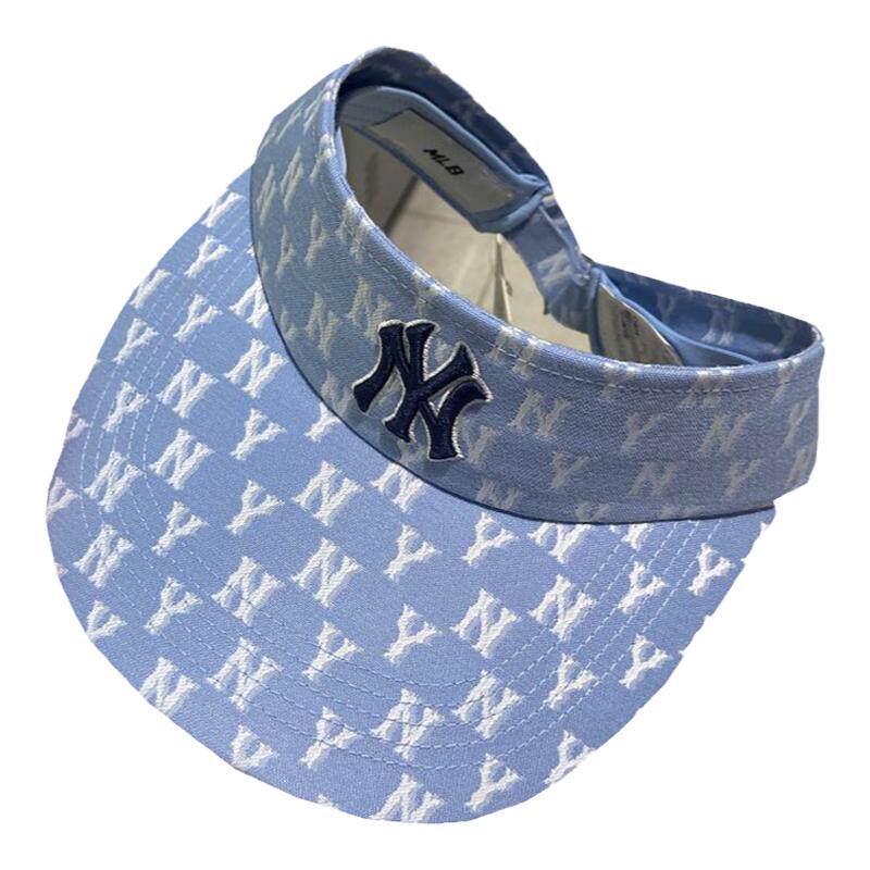 空顶帽大檐帽MLB防晒防晒帽NY女
