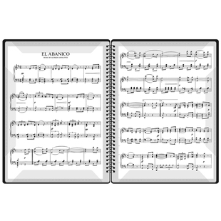 PTNOKA钢琴谱夹展开式两页A4吉他小提琴音乐曲谱夹A3文件收纳夹册