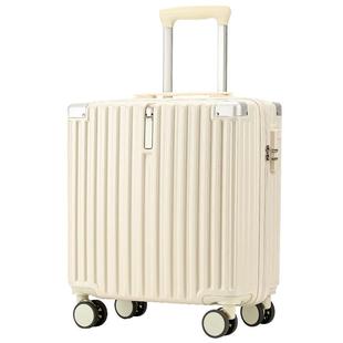 18寸小型行李箱女万向轮轻便拉链款登机拉杆旅行密码皮箱子20男16