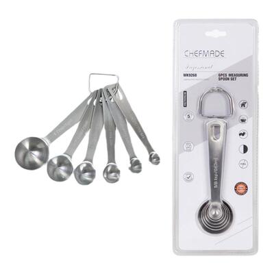 学厨量勺6件组合刻克度原料