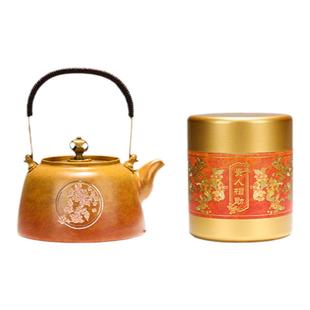 朱炳仁铜 贵人相助茶礼套装茶道功夫茶具泡茶壶日常送礼茶器套装