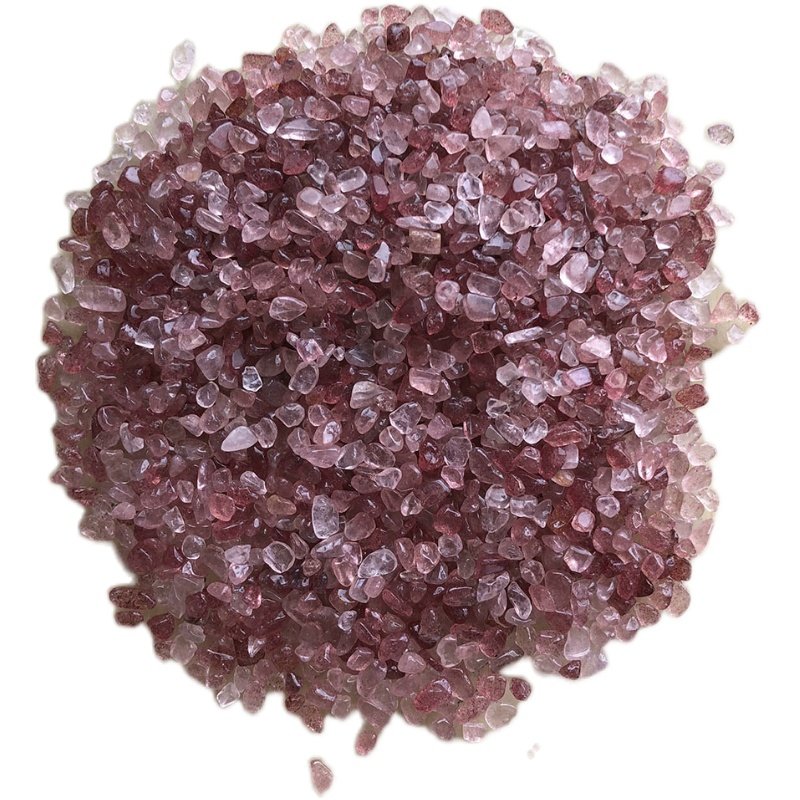天然碎水晶/消磁碎石南红紫水晶/七彩琉璃青金石彩色宝石/500克装