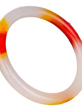 戈壁玉金丝玉手镯玉手镯细圆