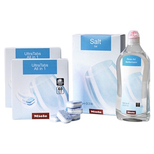 美诺Miele官方正品洗碗机清洁套装全效洗碗块+软化盐+漂洗剂