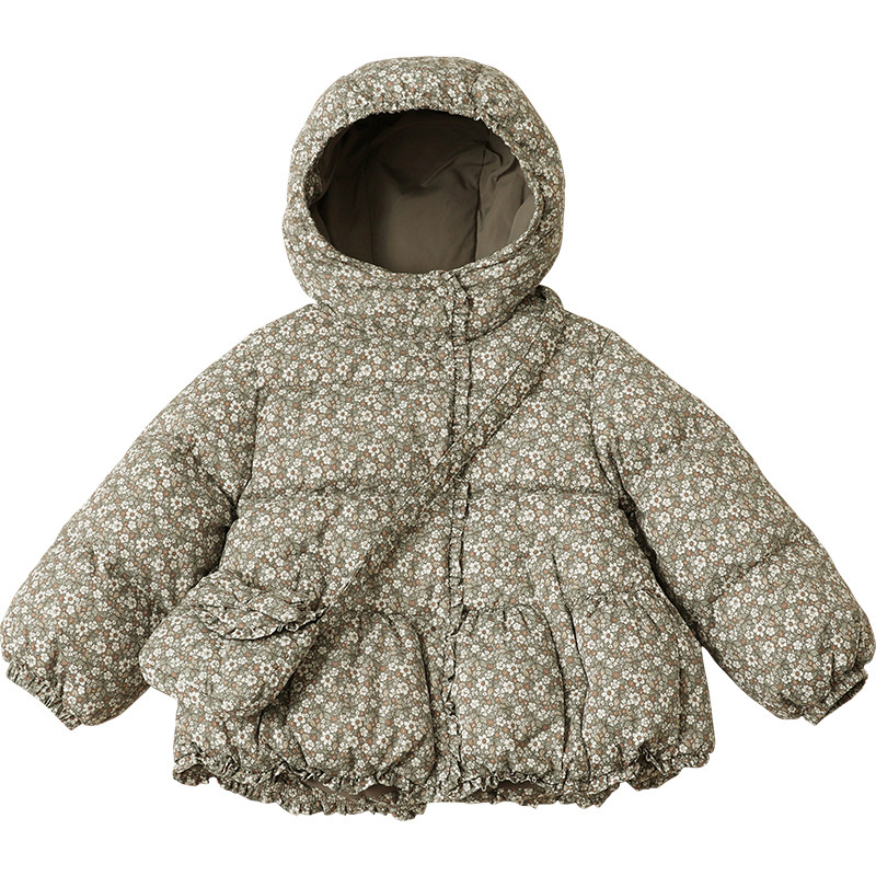 女童装羽绒服中长款2026冬季新款宝宝羽绒服小童1-3-6岁送包5204