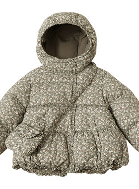 女童装羽绒服中长款2026冬季新款宝宝羽绒服小童1-3-6岁送包5204