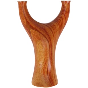 黄酸枝实木弹弓木头原木木制反曲扁皮弓精准飞虎叉手工弹弓户外