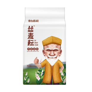 丝麦耘面粉2.5KG甜荞面条饺子馒头糕点新疆低筋荞麦面粉烘焙家用