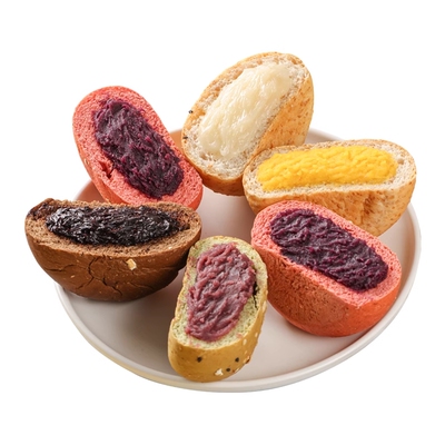 鲨鱼菲特全麦夹心软欧包扛饿早餐