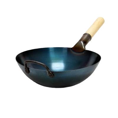 倔老头铁匠铺家用老式铁锅燃气灶