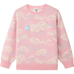 SKECHERS斯凯奇大童运动休闲套头衫卫衣L126G018-064V