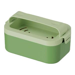 皂盒新款高弹网面起泡盒多功能免手搓家用香皂盒收纳置物架沥水架