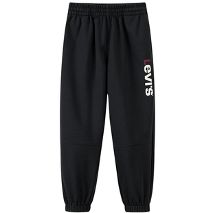 【加绒】Levis李维斯男童裤子儿童长裤2025冬季新款运动裤童装女