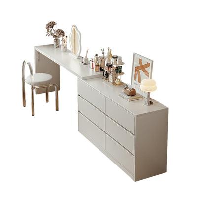 转角梳妆台斗柜一体l型