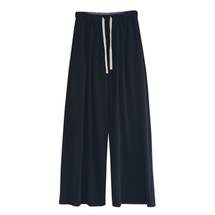 徐大脸吖定制 加厚垂感卫裤秋冬直筒休闲长裤子遛弯空气阔腿裤女