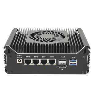 康耐信MAX版N100/N150/6405U/I3-8135U/I5-8265U/软路由器整机DDR4内存4网卡2.5G低功耗迷你工控主机防火墙