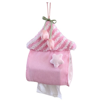 可爱抽纸盒汽车纸巾挂袋车内挂式车载高级感家用可悬挂卡通儿童