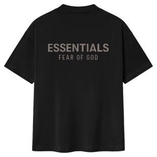 Fear Of God Essentials 25SS Drop2 LOGO拉丝烫标印花短袖T恤
