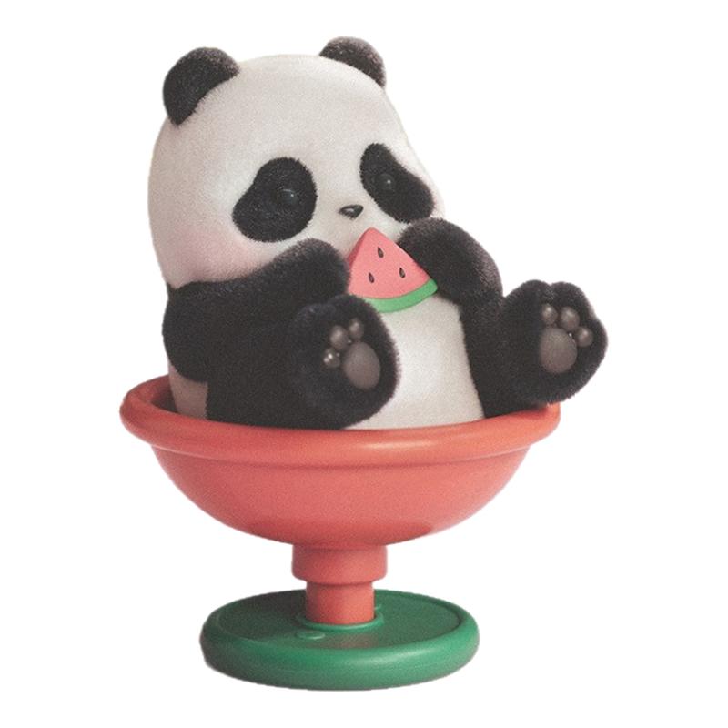 52TOYS胖哒幼童趣日记亚克力盲盒儿童熊猫单杠王子公仔玩偶摆件