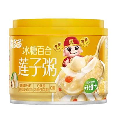 喜多多冰糖百合莲子粥280g*12罐