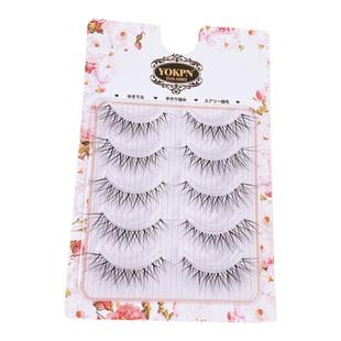 雨卡卡凌乱飞扬假睫毛自然交叉素颜仿真浓密狐媚芭比大眼眼睫毛女