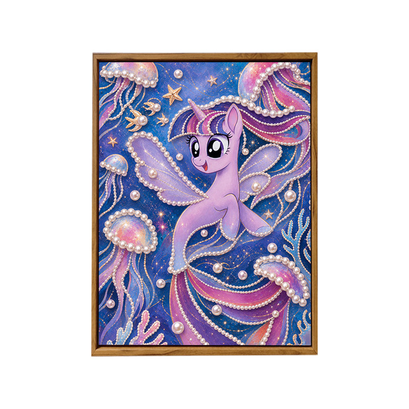 卡通小马宝莉珍珠画DIY儿童