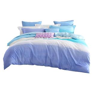 梦洁家纺纯棉四件套全棉渐变小清新被套床单高级感春季床上用品