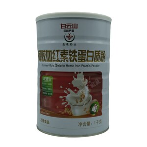 盈康阿胶血红素铁蛋白质粉罐装
